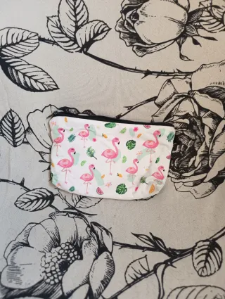 Pochette beauty astuccio flamingo