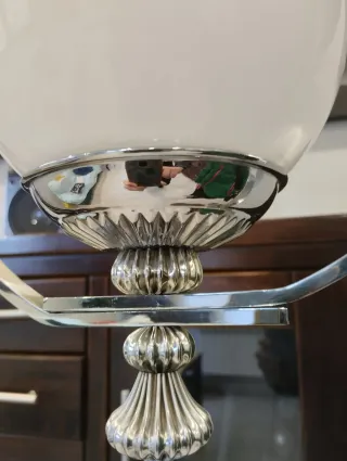 Lámpara colgante vintage esfera cristal