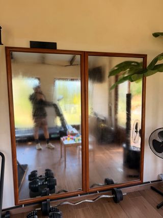 3 Espejos grandes madera y cristal