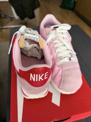 Zapatillas Nike Cortez Rosa y Rojo