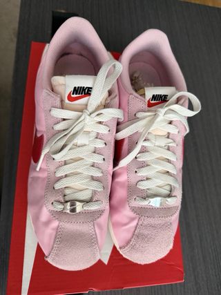 Zapatillas Nike Cortez Rosa y Rojo