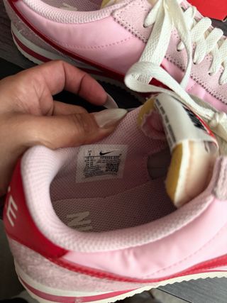 Zapatillas Nike Cortez Rosa y Rojo