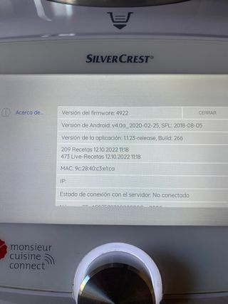 Robot Cocina Monsieur Cuisine Connect (Como nuevo)