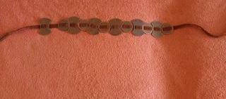 Cinturón Boho-Chic Ajustable Marrón Multicolor