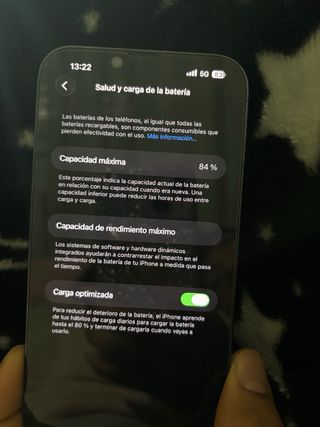 iPhone 13 Pro Max 256GB 84% Batería
