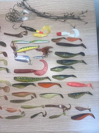 Lote señuelos pesca depredadores
