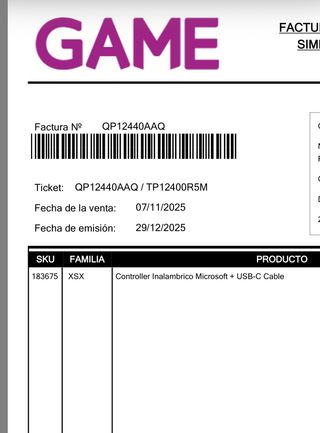 Mando Xbox Nuevo USB-C