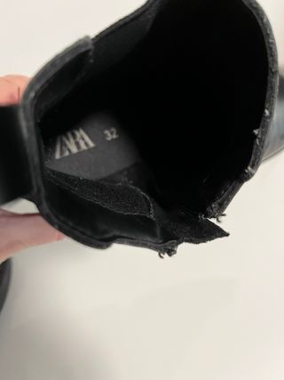 Botines Zara Niña Negros