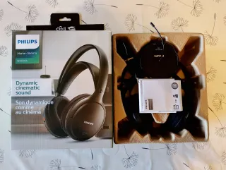 Cascos inalámbricos Philips Home Cinema.