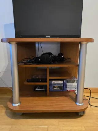 Mueble TV Salón Madera y Metal