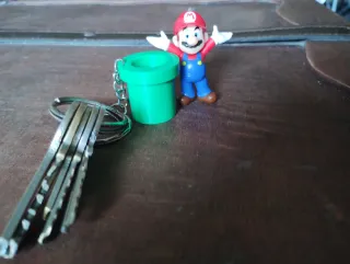 Portachiavi Tubo Super Mario Bros Verde