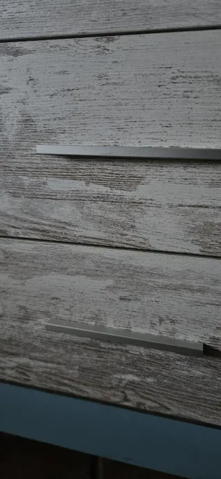 Cómoda Azul y Gris Clara