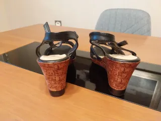 Zapatos de tacón negros mujer n°38