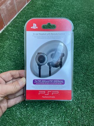 Auriculares PSP con control remoto y Micrófono