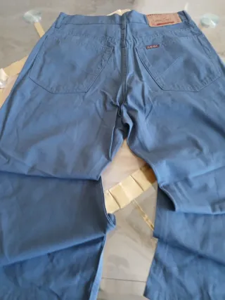 Jeans Carrera Uomo Vintage Blu