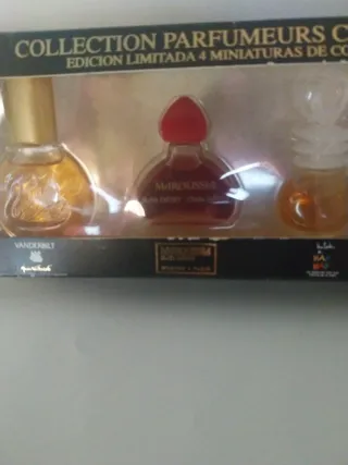 Lote 4 Miniaturas Perfume Colección