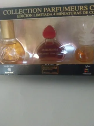 Lote 4 Miniaturas Perfume Colección