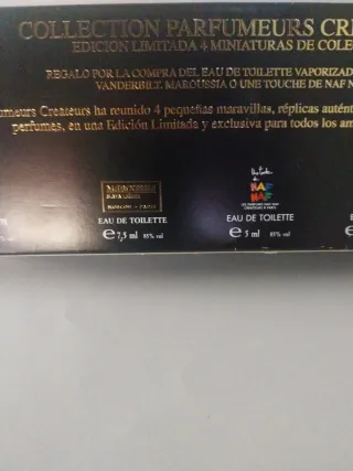 Lote 4 Miniaturas Perfume Colección