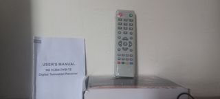 Ricevitore DVB-T2 Mini TDT 1108V SD 180° con PVR