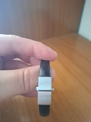 Pulsera Viceroy Fernando Alonso Negra y Plateada