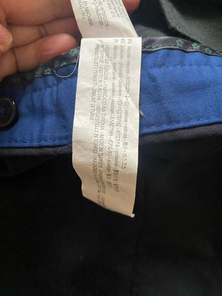 Pantalón de vestir azul Zara hombre