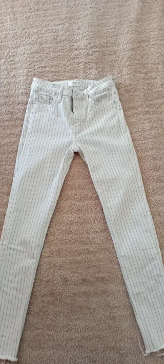 Pantalón mujer Mango rayas