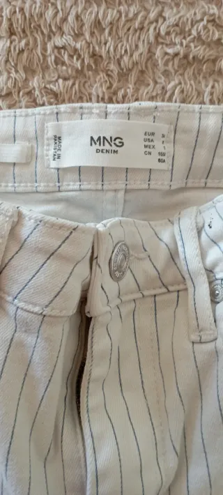 Pantalón mujer Mango rayas