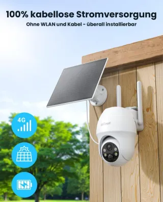 Cámara Vigilancia ioGeek Solar 4G