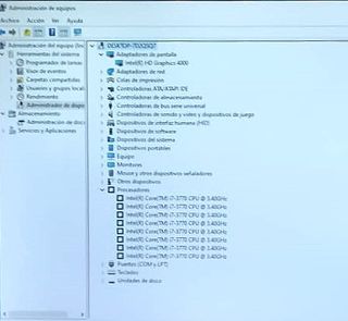 Torre PC -i7-3,40ghz-10GB RAM-580gb- W10 PRO