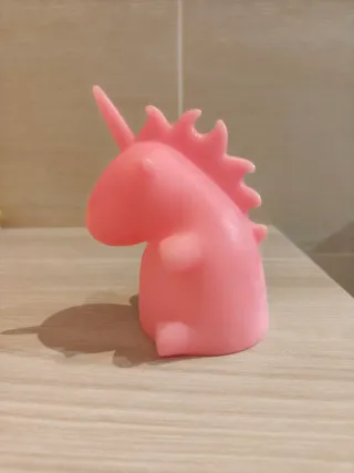 Luce notturna unicorno rosa