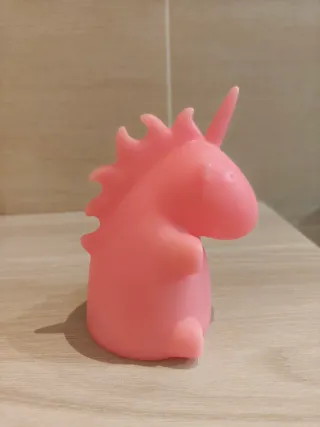 Luce notturna unicorno rosa