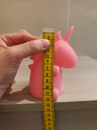 Luce notturna unicorno rosa