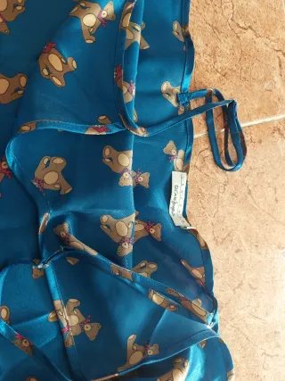 Camisón azul estampado ositos