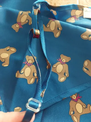 Camisón azul estampado ositos