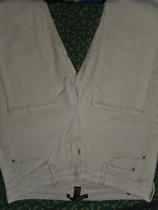 Pantalones pitillo Mango T.36 beige