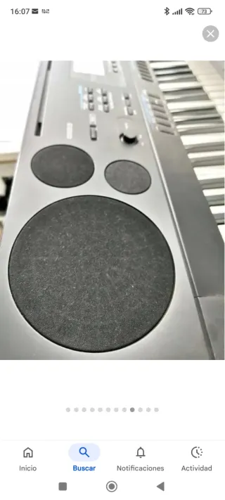 Teclado Casio CTK-6000 con patas