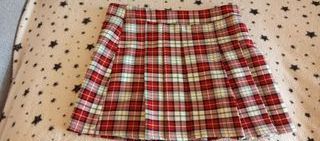 Falda cuadros escocesa talla 38