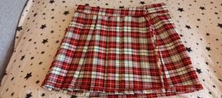 Falda cuadros escocesa talla 38
