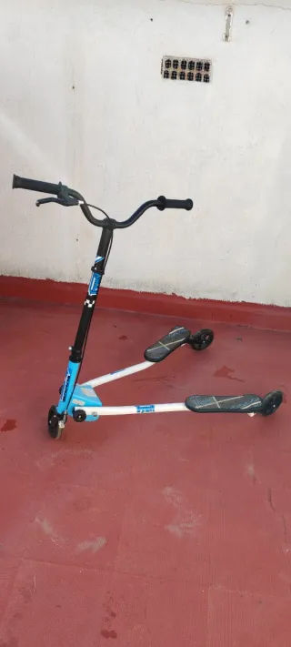 Patín Patineta Scooter 3 Ruedas Azul