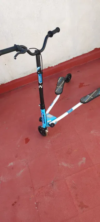 Patín Patineta Scooter 3 Ruedas Azul