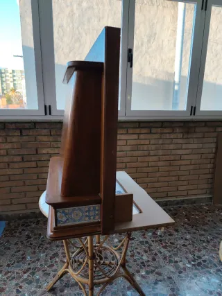 Mueble para campana extractora de madera