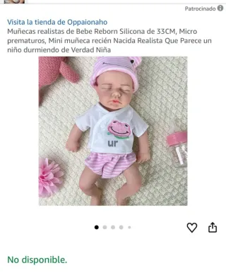 Bebé Reborn Silicona 33CM