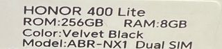 A ESTRENAR  Honor 400 Lite