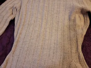 Jersey rosa invierno cuello barco