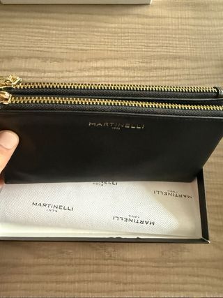 Cartera Martinelli Piel Negra