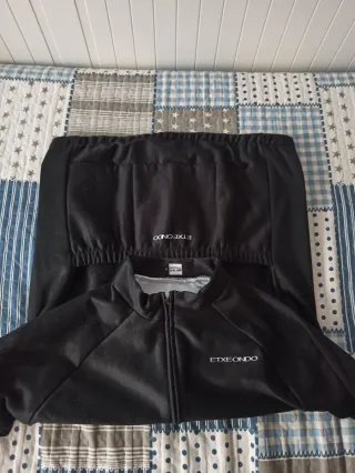 Maillot Ciclismo Térmico Negro