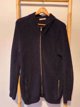 Jersey azul MANGO Talla L