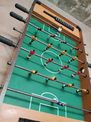 Mini futbolín de mesa