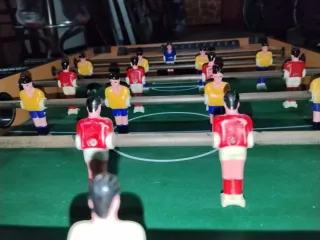 Mini futbolín de mesa