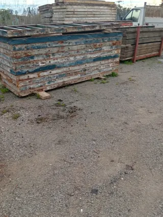 Planchas de encofrado y muros